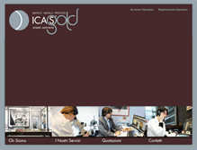 Tablet Screenshot of icasgold.com